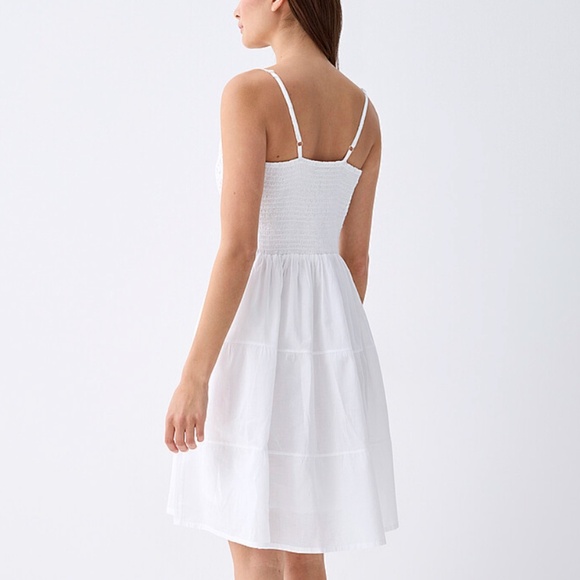 White boho broderie anglaise pointelle cotton dress NWT - Picture 2 of 14